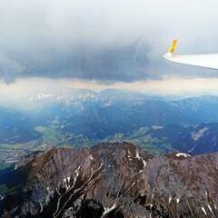 Flugwegposition um 14:05:47: Aufgenommen in der Nähe von Gaishorn am See, Österreich in 2795 Meter